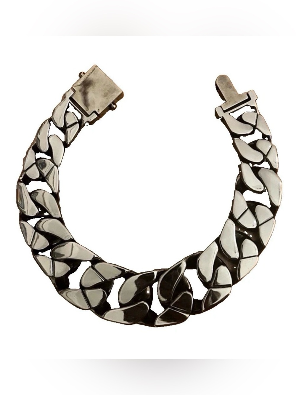 AllSaints Spitalfields ARIEL Necklace Heavyweight Dark Silver